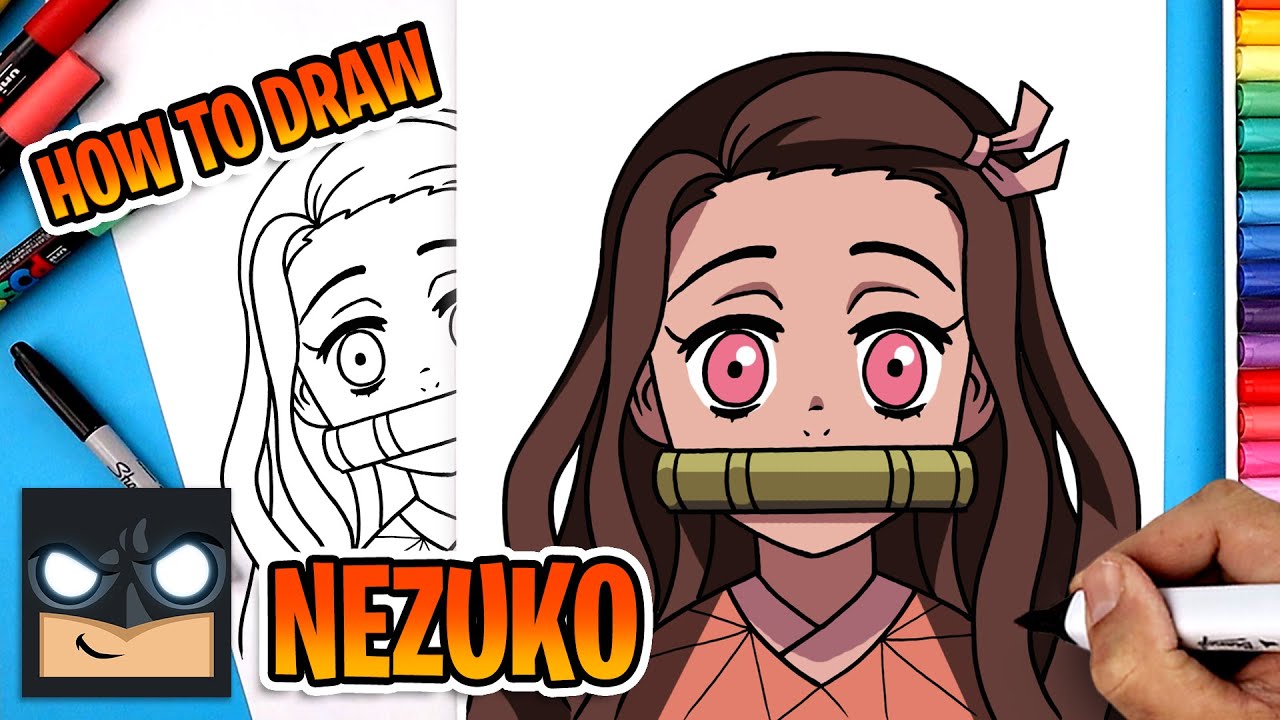 How to Draw Nezuko | Demon Slayer