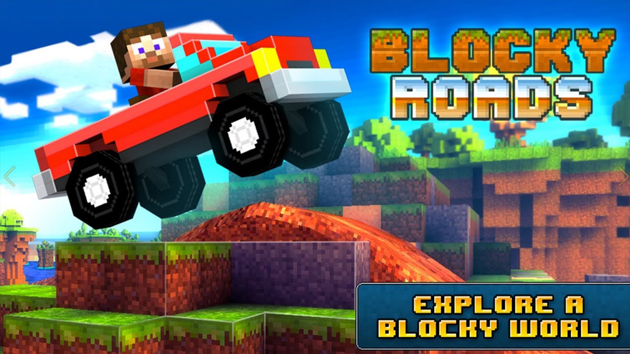 Blocky Roads iPhone 5S iOS 7.0.3 HD Gameplay Trailer