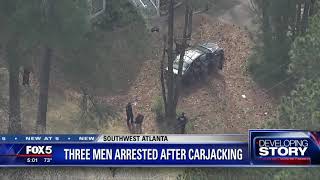 3 men arrested after carjacking