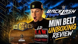 I pulled belt 200/200! | WWE Backlash Tampa 2026 Mini Belt Unboxing & Review