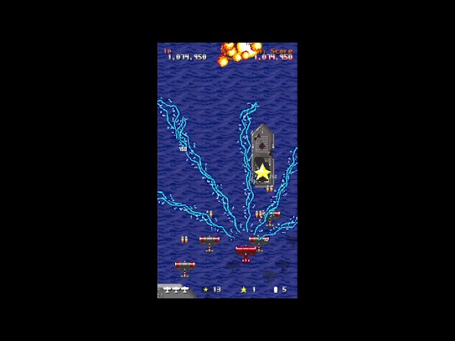 X68000 飛翔鮫 / FLYING SHARK - 一周目 (1 - 5 Stage) - YouTube