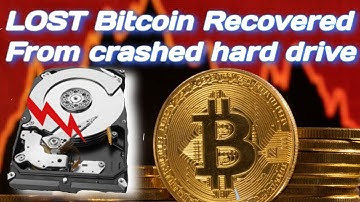 Saving a Bitcoin from Crashed hard drive Worth big $$$