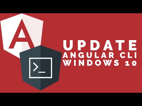 How to update Angular CLI in Windows 10 (2020)