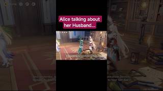 Alice talking about her Husband #shortsfeed #shorts #genshinimpact #alice #klee #genshin #waifu
