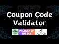 #754 Coupon Code Validator | Leetcode POTD | GFG Solutions | 13-12-2025
