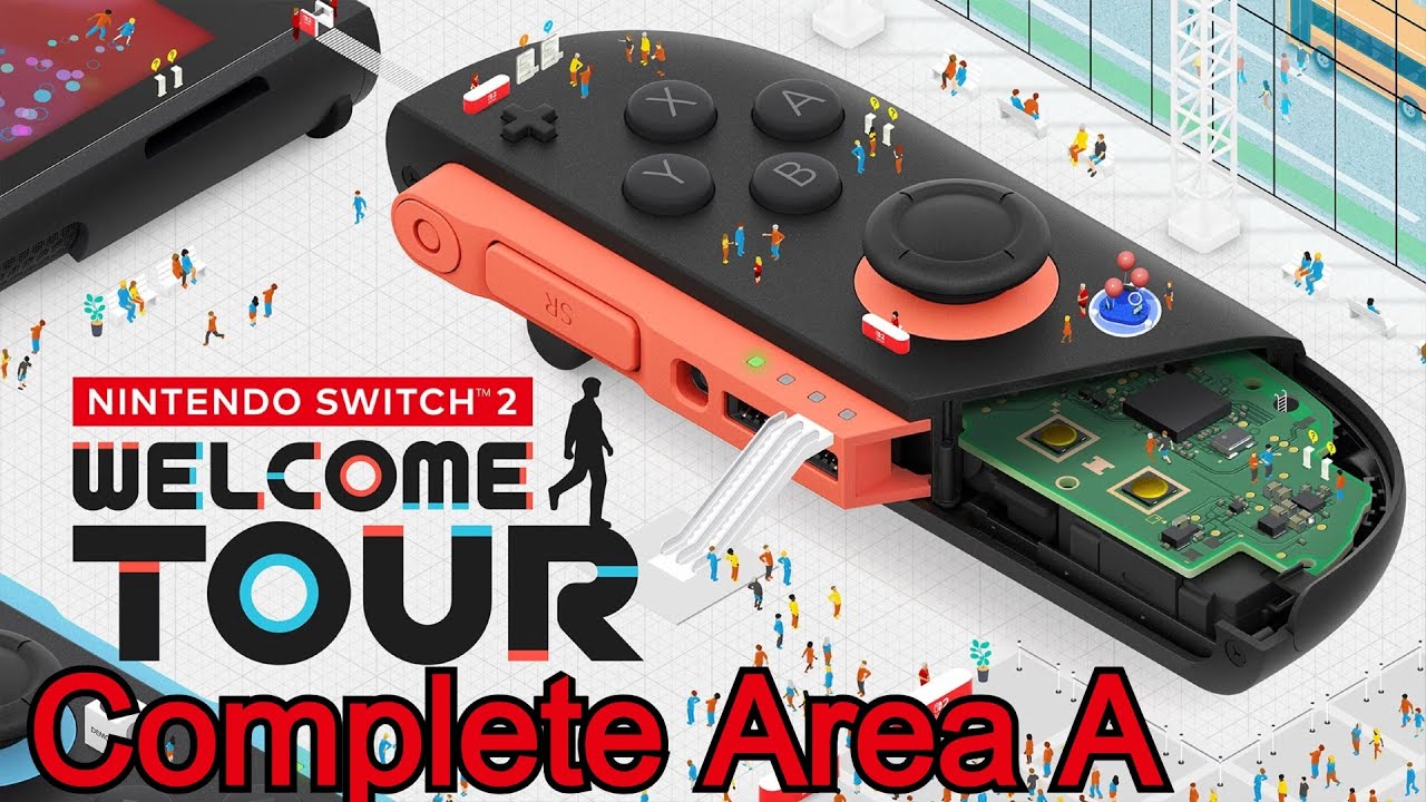 Nintendo Switch 2 Welcome Tour - Area A (Stamps, Quizzes, Demos, & Minigames)