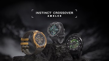 Garmin | Instinct Crossover AMOLED | Analog Watch Hands | Digital Display