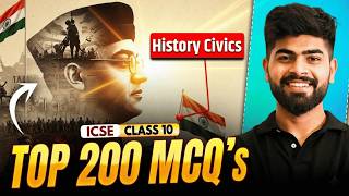 📘 200 Most Important MCQs | ICSE History Civics | ICSE Class 10TH | ICSE 2026