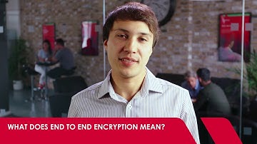 What does end to end encryption mean? JUMPSEC - Jargon buster