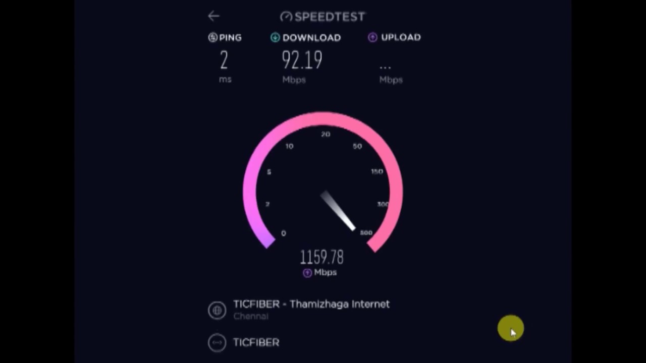 TICFIBER SPEED TEST | SHOCKING RESULT