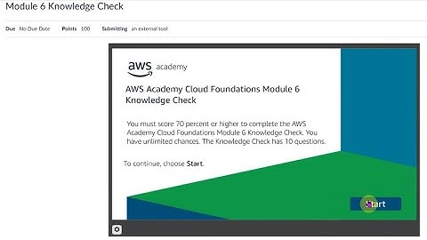 AWS Cloud Foundations - Module 6 - Knowledge Check | Compute | Cloud Quiz