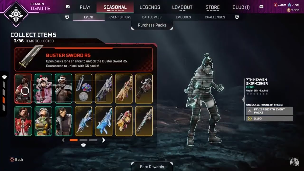All 36 Apex Legends Final Fantasy Collection Event Items +