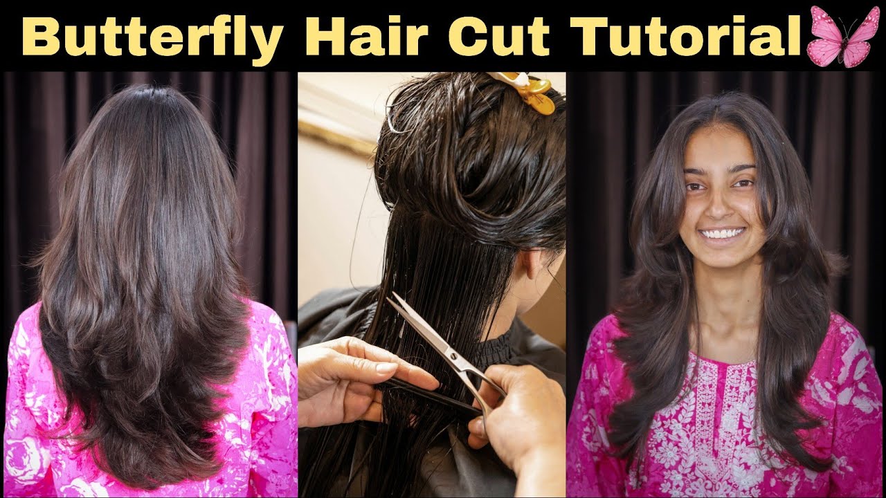 How to simple butterfly Hair Cut hairstyles for medium length | best layer hair cut in 2025 | 