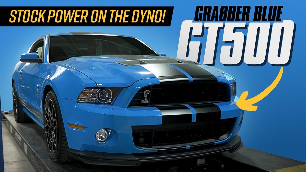 Динамометрические испытания стандартного Shelby GT500 2013 года | Замеры на динамометрическом сте...