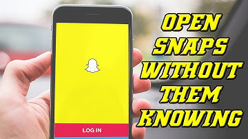 How To Open Up A Snap On Snapchat New Method !