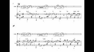 Robbie Williams - One For My Baby (score transcription) #transcription #robbiewilliams