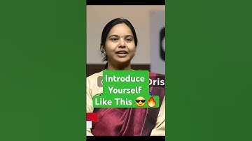 How to Introduce Yourself ? 🤔 |Medha Anand UPSC AIR-13 😎🔥 #shorts #shortsfeed #trending