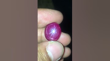 Ruby sao tự nhiên - Natural star Ruby - Ruby lục yen 19ct