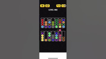 Ball Sort stage 862 #games #puzzle #ballsort