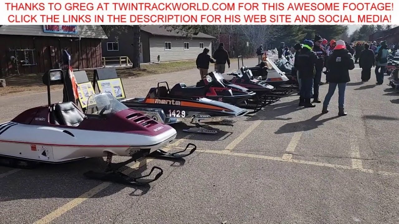Vintage Snowmobile Show Sno Fleas Lake Tomahawk, WI 14th annual vintage snowmobile show 2/24