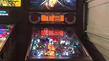 Terminator 2 Pinball callout "I am a cybernetic organism" during attract mode