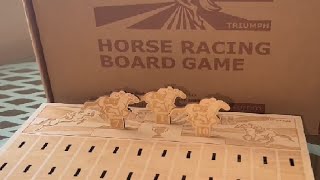 Horse Race Board Game, Foldable Horse Racing Game with 100 Chips, 12 Laser Wooden Horses Review screenshot 4