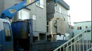 小さな電気窯（中古）が来た