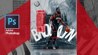 How to Create Professional Sport Poster Design - #photoshop