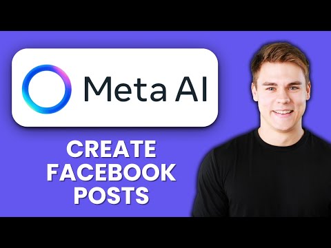 NEW How To Use Meta AI To Create Facebook Posts 2025 Auto Write Captions Headlines Content 