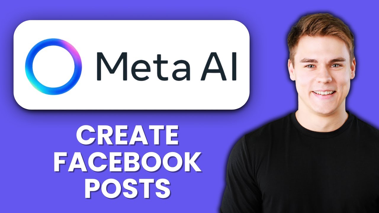 NEW! How to Use Meta AI to Create Facebook Posts (2025) 📝 | Auto-Write Captions, Headlines & Content