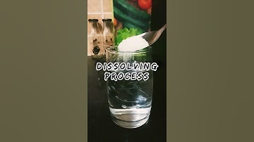 Thumbnail of dissolving process of sugar in water, #students #projects #science experiments #dissolving.