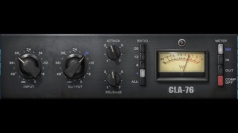 How to use 1176 Compressor Plugins - Compression for Beginners