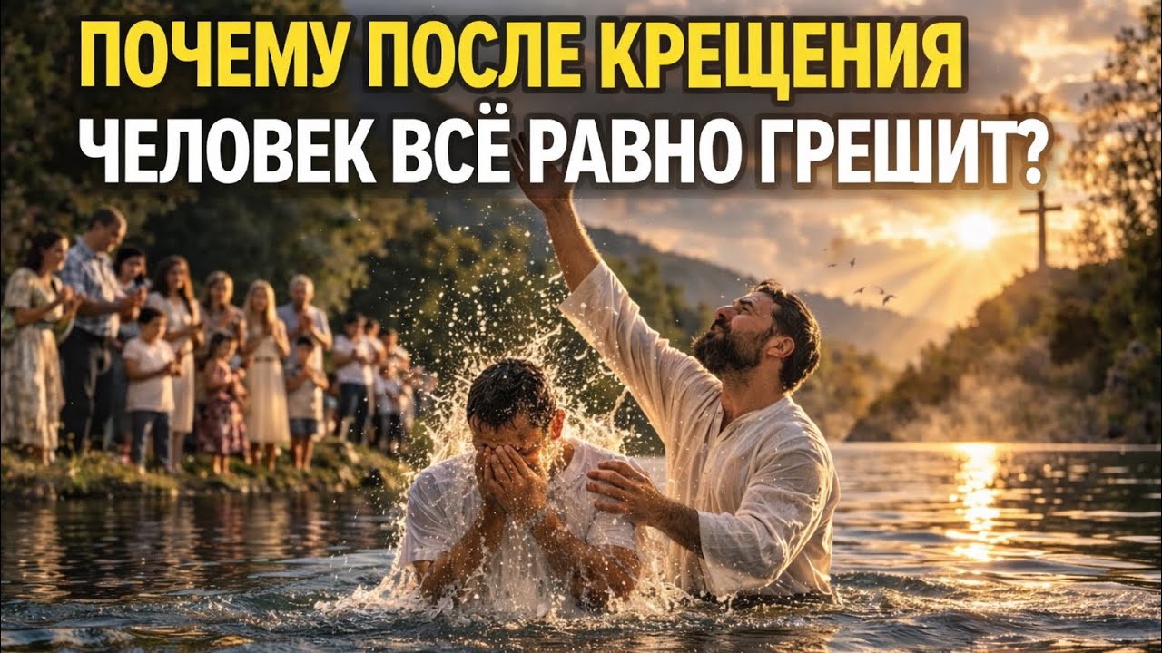 Почему после крещения человек всё равно грешит?Во что на самом деле крестили Иоанн и апостолы?