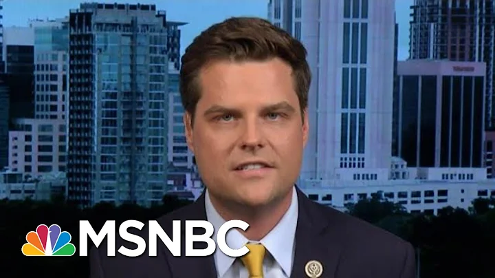 Hallie Jackson To Gaetz: Why Do You Think The Rule...