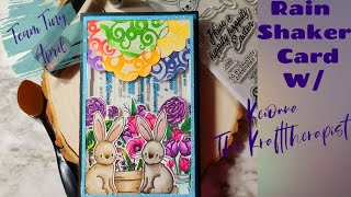 Rain Shaker Card #TeamTinySpringAprilShowers