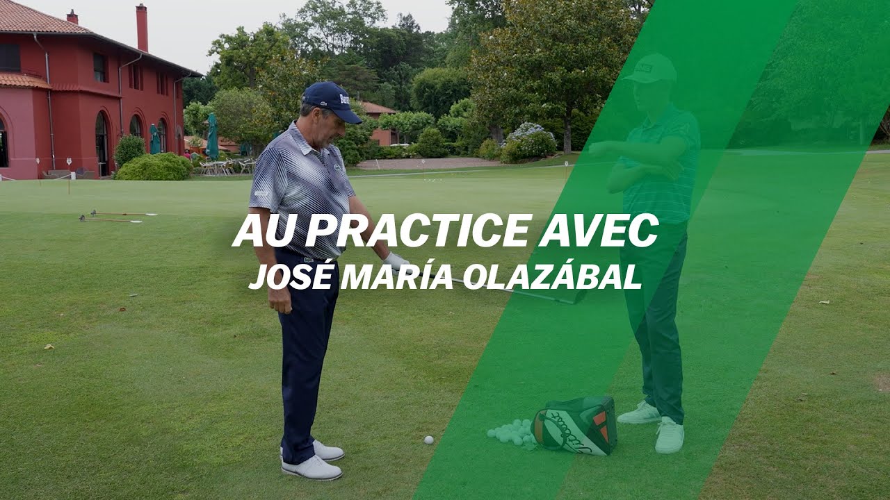 Au practice avec le MAGICIEN José María Olazábal !