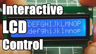 Interactive Lcd Control Arduino Uno
