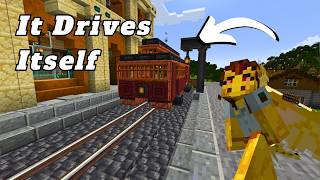 Hiding my Train Stations in Plain Sight in Create Mod