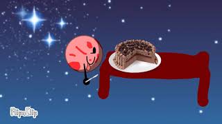 I love eating chocolate cake