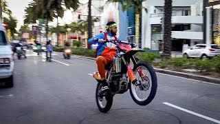 LAWLESSNESS IN BEVERLY HILLS: Supercars & Dirt Bikes Take Over