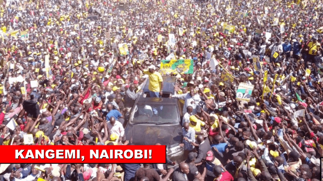 President Ruto Mega Rally in Kangemi, Nairobi to popularise Tutam slogan!