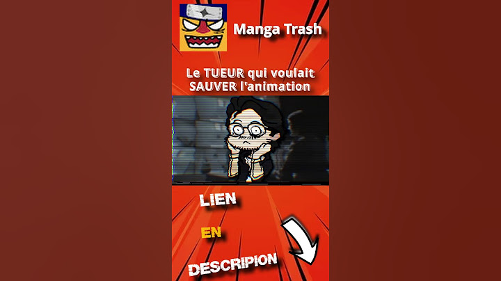 Le TUEUR qui voulait SAUVER l'animation #anime #manga @mangatrash