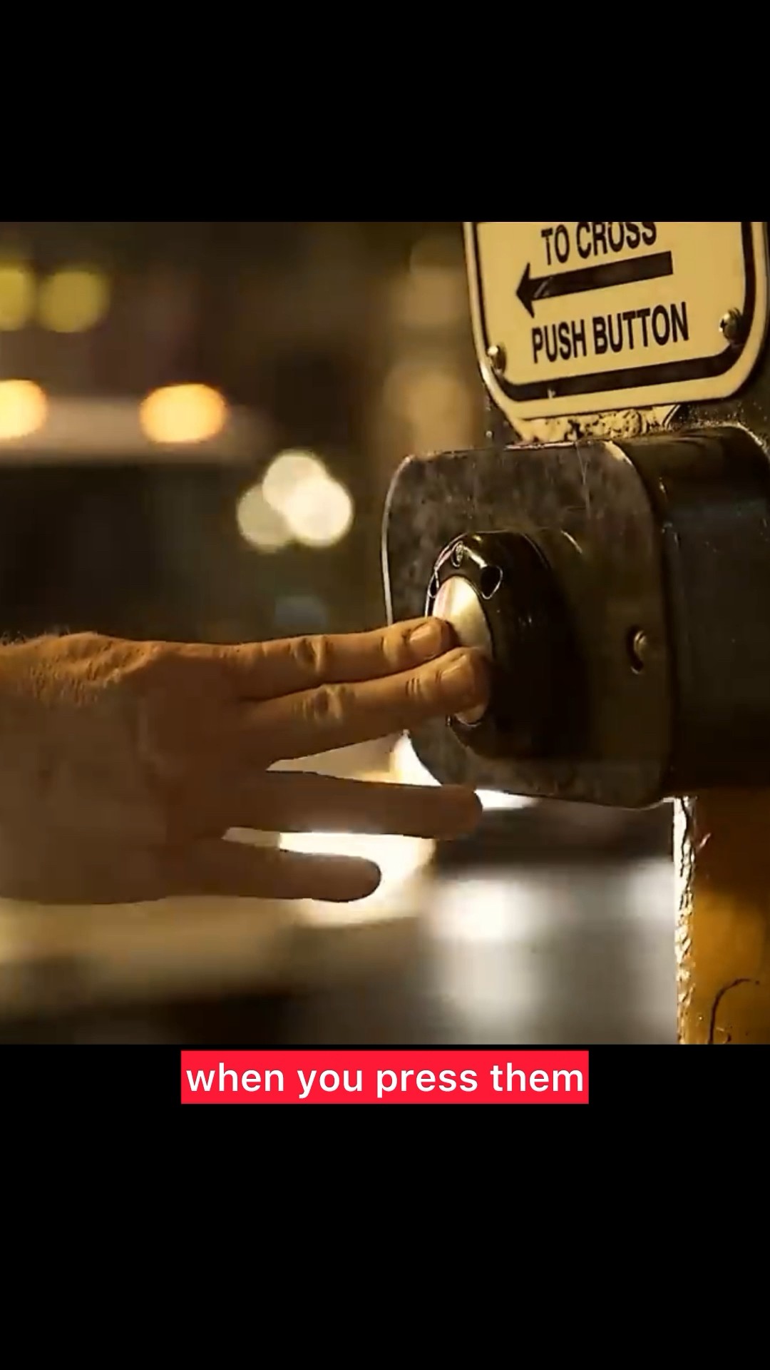 Real Reason Pedestrian Crosswalk Buttons Were Created #funfacts