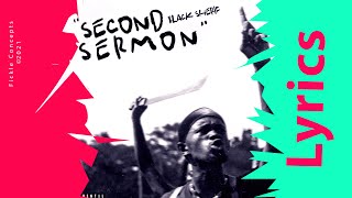 Black Sherif - Second Sermon (Official Lyrics Video)