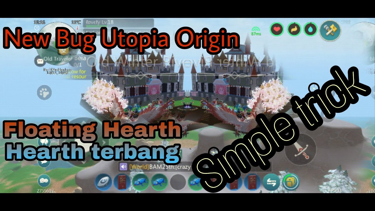 HOW TO MAKE FLOATING HEARTH (EASY!!!!!) Utopia Origin YouTube