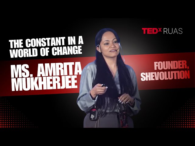 The Constant in a World of Change: Why EI Will Outlast AI  | Ms Amrita Mukherjee | TEDxRUAS