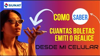Como Ver Las Boletas Emitidas Desde El Celularsunat 2022