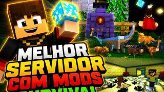 ✔️ MELHOR SERVIDOR DE MINECRAFT COM +100 MODS SURVIVAL - AVENTURA, MAQUINAS, MAGIA E MAIS!