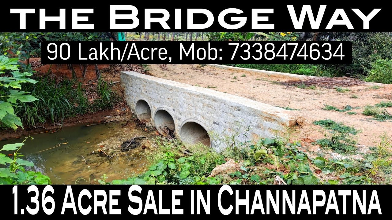 1.36 farm land sale in Channapatna, 90Lakh/Acre, mob 7338474634, 6km