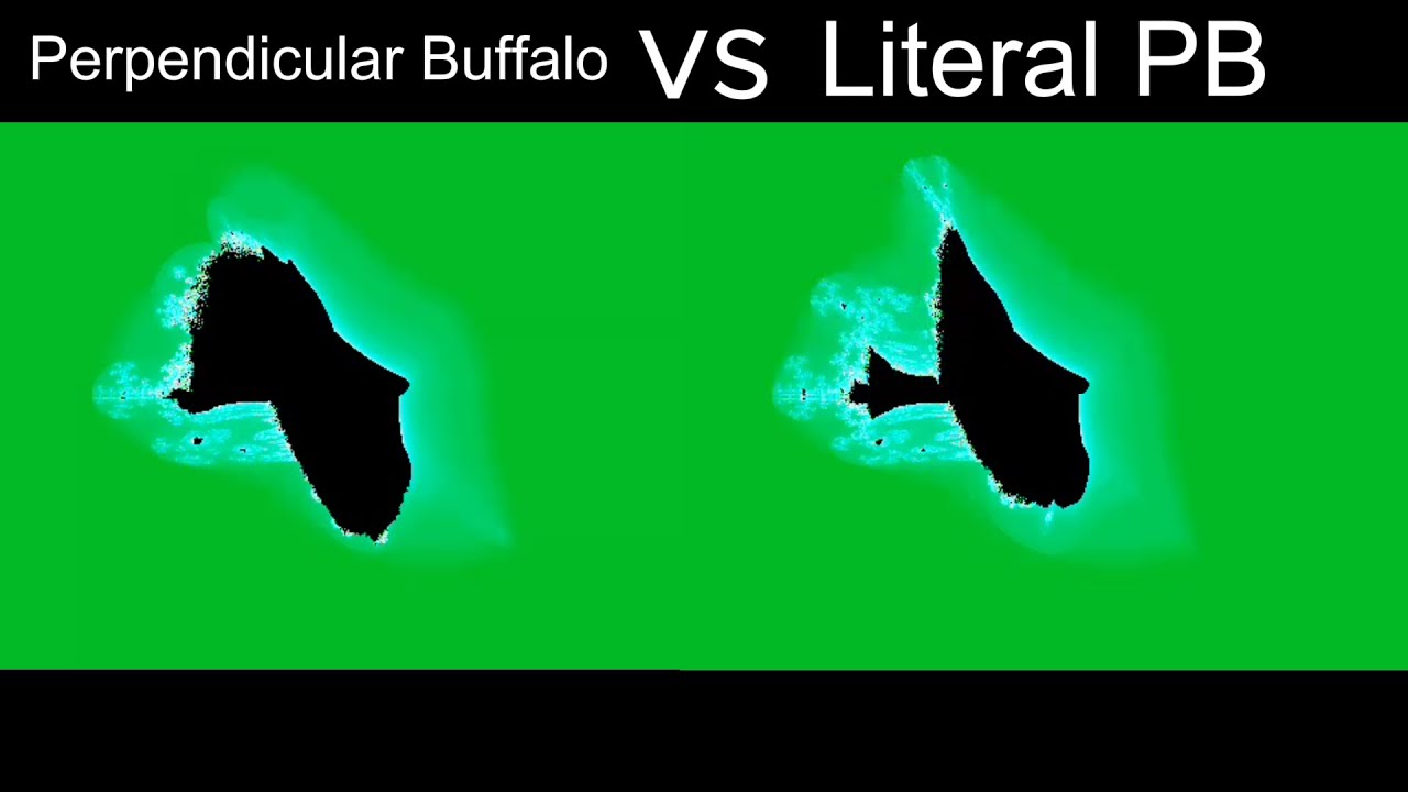 Perpendicular Buffalo power morph vs. Literal PB power morph